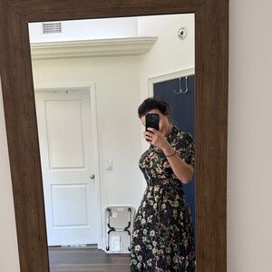 F&F Black Floral Maxi Dress
